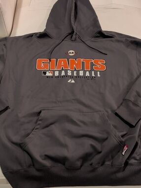 Majestic Gray San Francisco Giants Hoodie